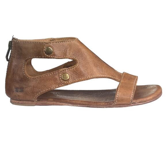 Bed Stu Women’s Soto Brown Leather Distressed Sandal Size US 6 - Picture 1 of 10